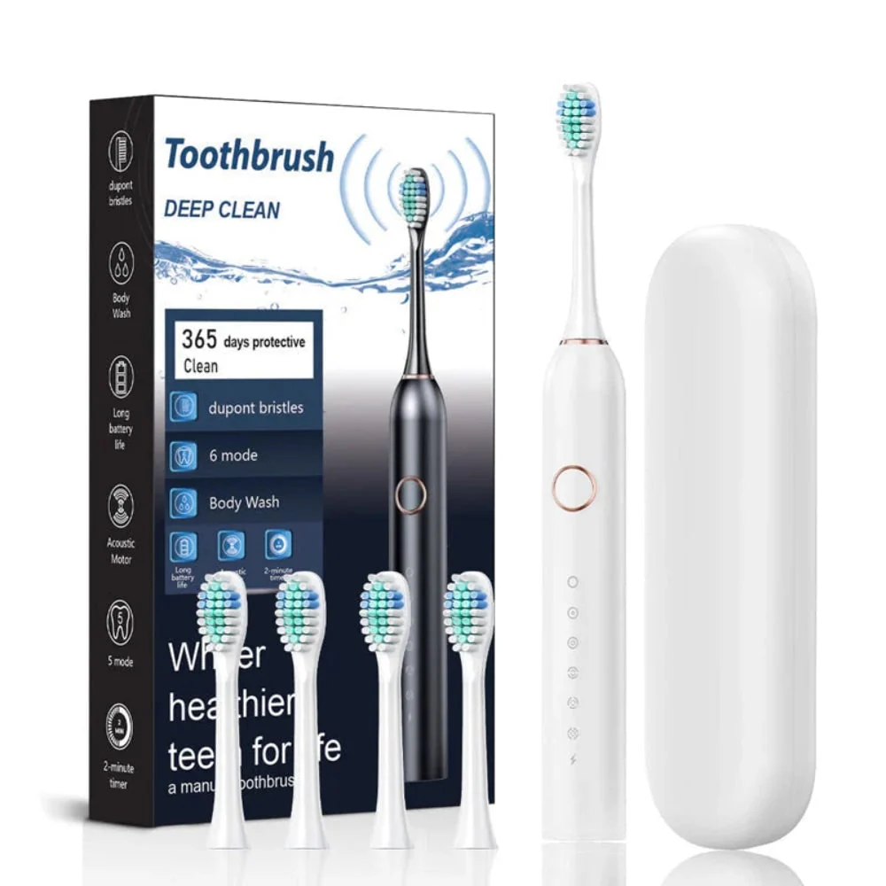 Rechargeable Electric Toothbrush Kids Sonic Travel Brush - Image 5